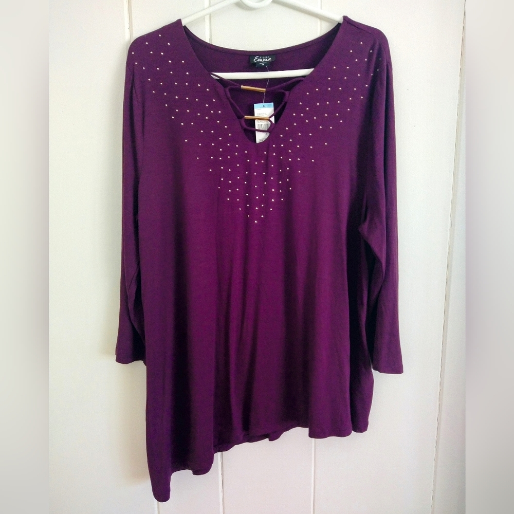 Simply Emma women's shirt, size 1X